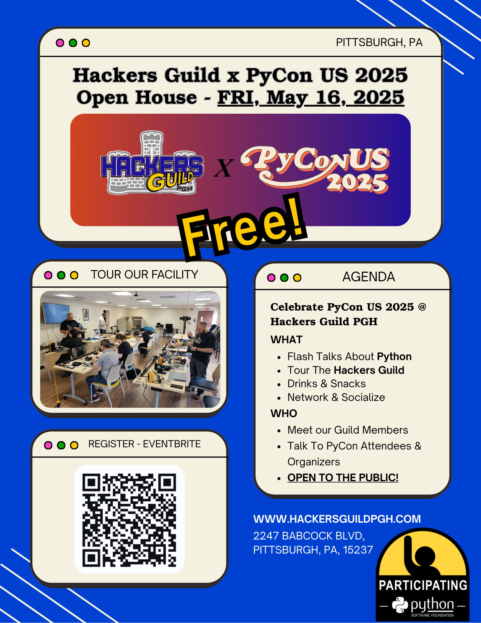 PyCon Social – Hackers Guild x PyCon